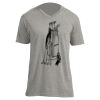 Unisex V Neck Poly-Rich Tee Thumbnail