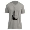 Unisex V Neck Poly-Rich Tee Thumbnail