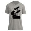 Unisex V Neck Poly-Rich Tee Thumbnail