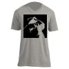 Unisex V Neck Poly-Rich Tee Thumbnail