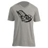 Unisex V Neck Poly-Rich Tee Thumbnail