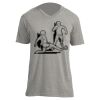 Unisex V Neck Poly-Rich Tee Thumbnail