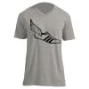 Unisex V Neck Poly-Rich Tee Thumbnail