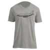 Unisex V Neck Poly-Rich Tee Thumbnail