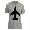 Unisex V Neck Poly-Rich Tee Thumbnail