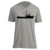 Unisex V Neck Poly-Rich Tee Thumbnail
