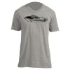 Unisex V Neck Poly-Rich Tee Thumbnail