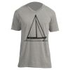 Unisex V Neck Poly-Rich Tee Thumbnail