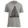 Unisex V Neck Poly-Rich Tee Thumbnail