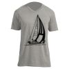 Unisex V Neck Poly-Rich Tee Thumbnail