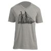 Unisex V Neck Poly-Rich Tee Thumbnail