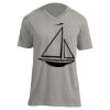 Unisex V Neck Poly-Rich Tee Thumbnail
