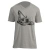 Unisex V Neck Poly-Rich Tee Thumbnail