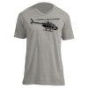 Unisex V Neck Poly-Rich Tee Thumbnail