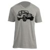 Unisex V Neck Poly-Rich Tee Thumbnail