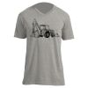 Unisex V Neck Poly-Rich Tee Thumbnail