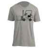 Unisex V Neck Poly-Rich Tee Thumbnail