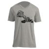 Unisex V Neck Poly-Rich Tee Thumbnail