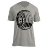 Unisex V Neck Poly-Rich Tee Thumbnail