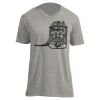 Unisex V Neck Poly-Rich Tee Thumbnail