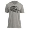Unisex V Neck Poly-Rich Tee Thumbnail