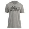Unisex V Neck Poly-Rich Tee Thumbnail