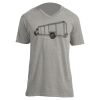 Unisex V Neck Poly-Rich Tee Thumbnail