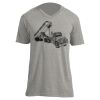 Unisex V Neck Poly-Rich Tee Thumbnail