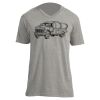 Unisex V Neck Poly-Rich Tee Thumbnail