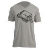 Unisex V Neck Poly-Rich Tee Thumbnail