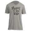 Unisex V Neck Poly-Rich Tee Thumbnail