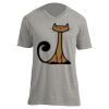 Unisex V Neck Poly-Rich Tee Thumbnail
