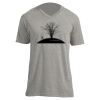 Unisex V Neck Poly-Rich Tee Thumbnail