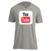 Unisex V Neck Poly-Rich Tee Thumbnail