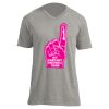 Unisex V Neck Poly-Rich Tee Thumbnail