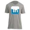 Unisex V Neck Poly-Rich Tee Thumbnail