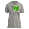 Unisex V Neck Poly-Rich Tee Thumbnail