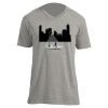 Unisex V Neck Poly-Rich Tee Thumbnail