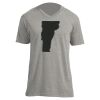 Unisex V Neck Poly-Rich Tee Thumbnail