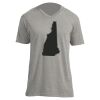 Unisex V Neck Poly-Rich Tee Thumbnail