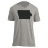 Unisex V Neck Poly-Rich Tee Thumbnail