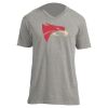 Unisex V Neck Poly-Rich Tee Thumbnail