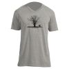 Unisex V Neck Poly-Rich Tee Thumbnail