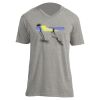 Unisex V Neck Poly-Rich Tee Thumbnail