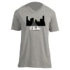 Unisex V Neck Poly-Rich Tee Thumbnail