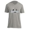 Unisex V Neck Poly-Rich Tee Thumbnail