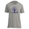 Unisex V Neck Poly-Rich Tee Thumbnail