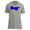 Unisex V Neck Poly-Rich Tee Thumbnail