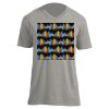 Unisex V Neck Poly-Rich Tee Thumbnail