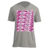 Unisex V Neck Poly-Rich Tee Thumbnail